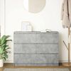 vidaXL Sideboard Concrete Grey 100x35x76 cm Engineered Wood