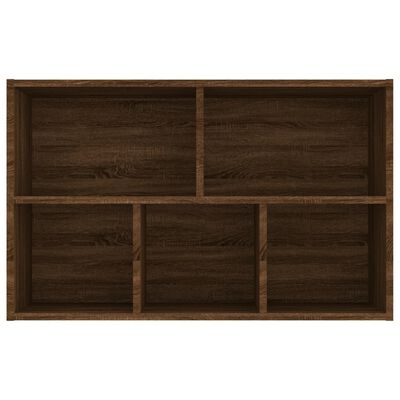vidaXL Book Cabinet/Sideboard Brown Oak 50x25x80 cm Engineered Wood