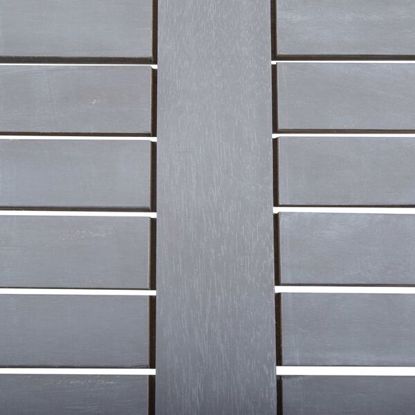 vidaXL Garden Table Grey 80x80x74 cm Solid Acacia Wood