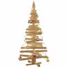 vidaXL Christmas Trees with Stand Brown 150 cm Solid pine wood