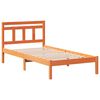 vidaXL Bed Frame Brown 80 x 200 cm Solid Pine Wood