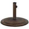 vidaXL Umbrella Base | Bronze | Cast iron | Medium | Decorative Inlays
