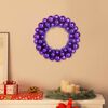 vidaXL Christmas Ball Wreathes 2 pcs Lilac 33 x 33 x 7 cm Polystyrene