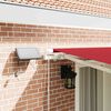 vidaXL Retractable Awning Manual Red 400 x 300 cm Fabric and Steel