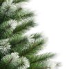 vidaXL Artificial Hinged Christmas Tree with Flocked Snow 120 cm
