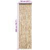 vidaXL Insect Curtain Beige 56x200 cm Chenille