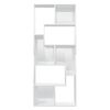 vidaXL Book Cabinet High Gloss White 67x24x161 cm Engineered Wood