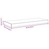 vidaXL Floating Wall Shelves 4 pcs Grey 60x23.5x3.8 cm MDF