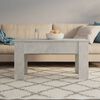 vidaXL Coffee Table Concrete Grey 101x49x52 cm Engineered Wood