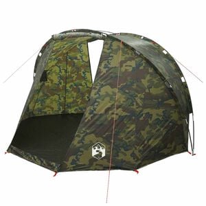 vidaXL Fishing Tent Quick Release -Person 5-Person Light Camouflage