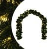 vidaXL Christmas Garland 48 LEDs Warm White PVC