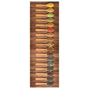 vidaXL Kitchen Floor Mat | Multicolour | Polyamide, Latex | 45x150 cm