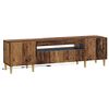 vidaXL LED TV Cabinet Old Wood Engineered Wood