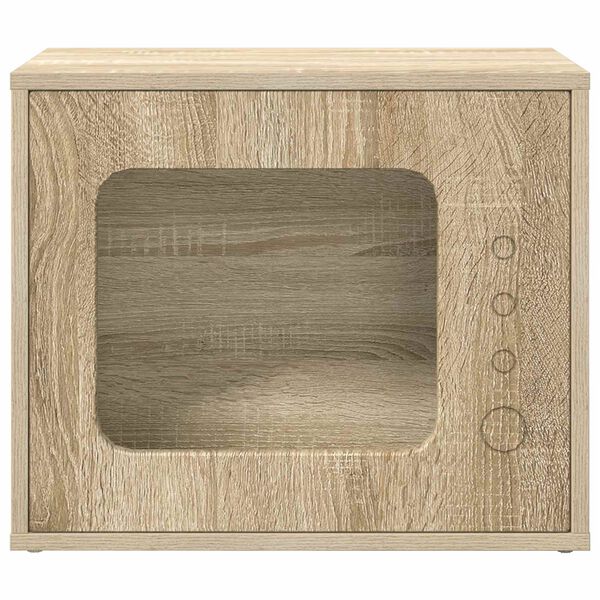 vidaXL Cat House Sonoma 51 x 30 x 42 cm Engineered Wood