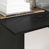 vidaXL Desk with Drawer Black Oak 100 x 50 x 76 cm Engineered Wood