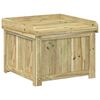 vidaXL Outdoor Cushion Box Impregnated Pine Wood 58.5 x 60 x 47 cm