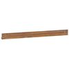 vidaXL Wall Shelves 2 pcs 120x10x10 cm Solid Teak Wood
