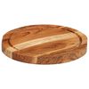 vidaXL Chopping Board &Oslash;25x2.5 cm Solid Wood Acacia