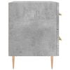 vidaXL Bedside Cabinets 2 pcs Concrete Grey 40x35x47.5 cm Engineered Wood