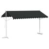vidaXL Free Standing Awning Anthracite 4 x 3 m Polyester
