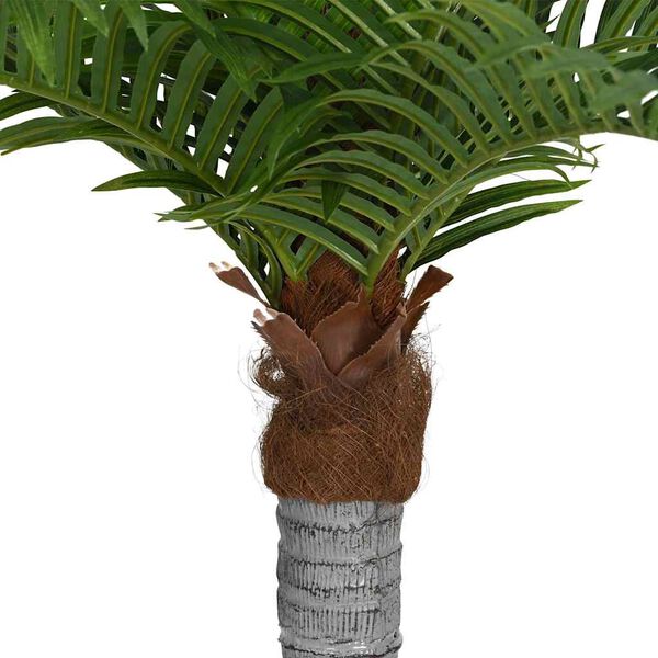 vidaXL Artificial Palm Tree 15 Leaves 200 cm Green