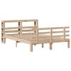 vidaXL Bed Frame with Headboard without Mattress 135x190 cm Double