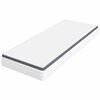 vidaXL Mattress White and Grey 80 x 200 cm Bonell Spring