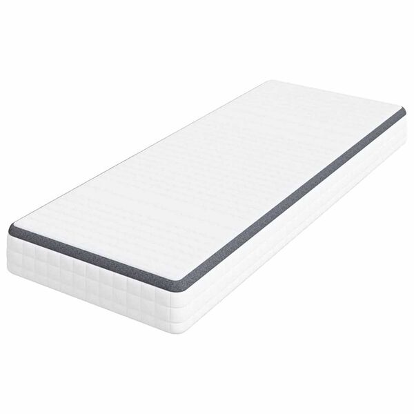 vidaXL Mattress White and Grey 80 x 200 cm Bonell Spring