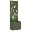 vidaXL Garden Privacy Screen Olive green 50 x 140 cm Cold-rolled steel