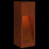 vidaXL Solar Led Pathway Light 2 pcs Bronze Weathering Steel