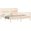 vidaXL Bed Frame without Mattress Super King Size Solid Wood