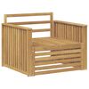 vidaXL Outdoor Sofa Solid Acacia Wood White