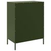 vidaXL Sideboard Olive Green 68x39x89 cm Steel