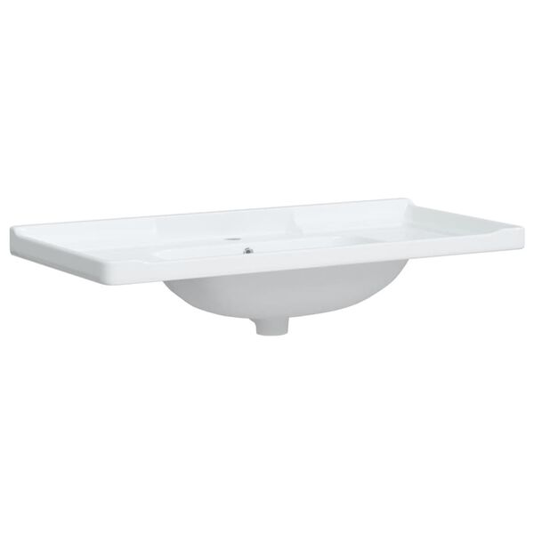 vidaXL Bathroom Sink White 71x48x19.5 cm Rectangular Ceramic