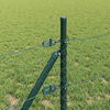 vidaXL Fence Post Green 50 x 1.2 m (50 mm mesh) Steel and PVC
