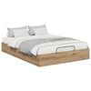 vidaXL Ottoman Bed Frame Artisan Oak 150 x 200 cm Engineered Wood