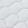 vidaXL Coconut Topper White 180 x 200 x 5 cm Jaquard Fabric