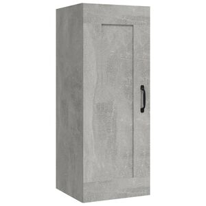 vidaXL Hanging Cabinet Concrete Grey 35x34x90 cm Engineered Wood