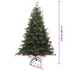 vidaXL Artificial Christmas Tree with 300 LEDs with Stand Green 210 cm