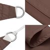 vidaXL Sunshade Sail Oxford Fabric Rectangular 3x6 m Brown