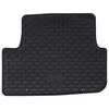 vidaXL Car Mat 4 pcs Black Rubber
