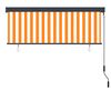 vidaXL Outdoor Roller Blind 160x250 cm White and Orange
