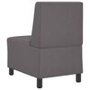 vidaXL Modular Sofa Unit Armless Grey 55 x 74 x 82 cm Faux Leather
