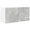 vidaXL Hanging Cabinet Concrete Grey 80 x 31 x 40 cm Engineered Wood