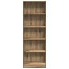 vidaXL Bookcase Artisian Oak 60x24x176 cm Engineered Wood