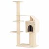 vidaXL Cat Tree with Sisal Scratching Posts Cream 183 cm