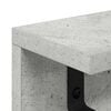 vidaXL Wall-Mounted Coat Rack Concrete Grey 60 x 10.5 x 10.5 cm