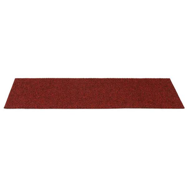 vidaXL Stair Mats Self-adhesive 30 pcs 60x25 cm Bordeaux Red Rectangular