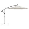 vidaXL Replacement Fabric for Cantilever Umbrella Sand White 350 cm