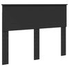 vidaXL Bed Frame with Headboard Black 120 x 200 cm Engineered Wood